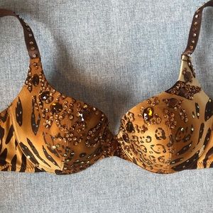 Marciano leopard beaded Bra